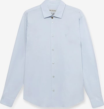 Trussardi - Ajuste regular Camisa en azul: frente