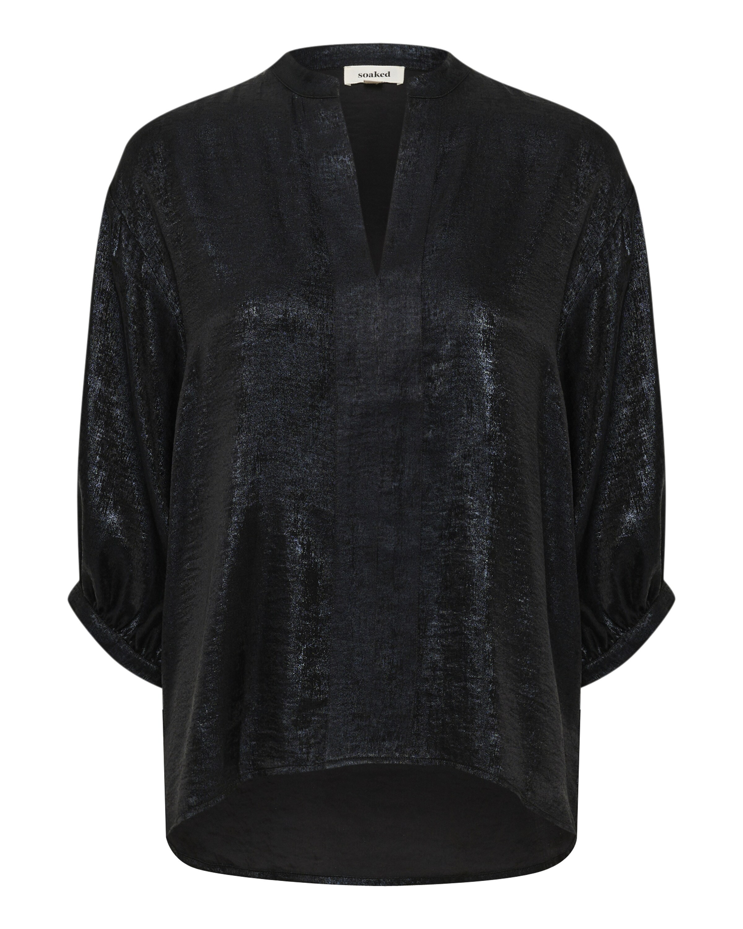 SOAKED IN LUXURY Bluse 'SLElvie' i L i sort, Produktvisning