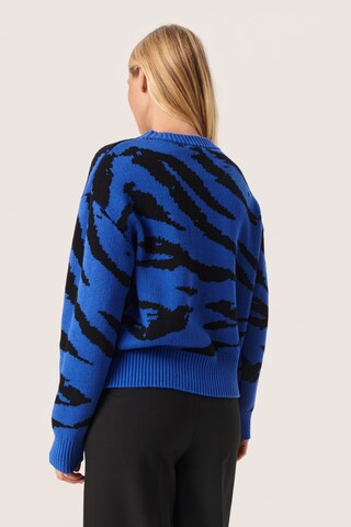 Pull-over 'Cabba' SOAKED IN LUXURY en bleu