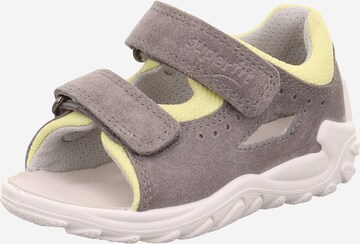 Sandales 'Flow' SUPERFIT en gris : devant