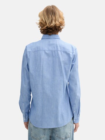 TOM TAILOR DENIM Regular Fit Hemd in Blau