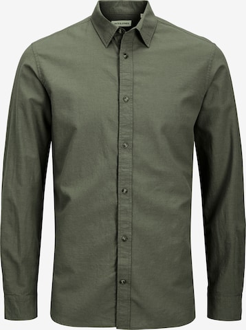 Chemise 'JJESummer' JACK & JONES en vert : devant