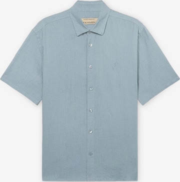 Trussardi Regular Fit Hemd in Blau: Vorderseite