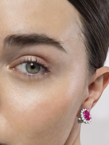 Luxenter - Pendientes 'Dinoc' en rojo