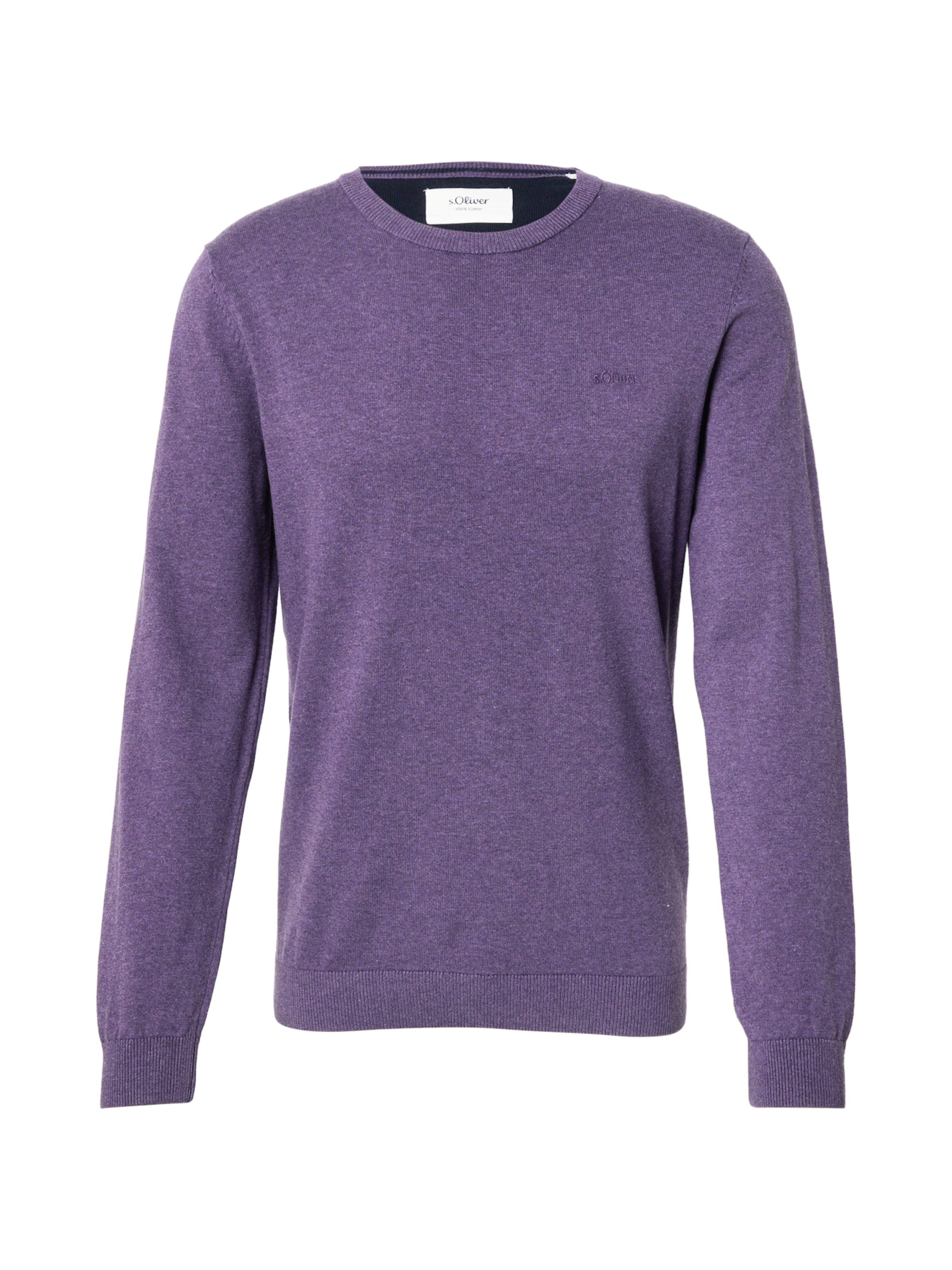 s.Oliver Sweter w kolorze fioletowy: przód
