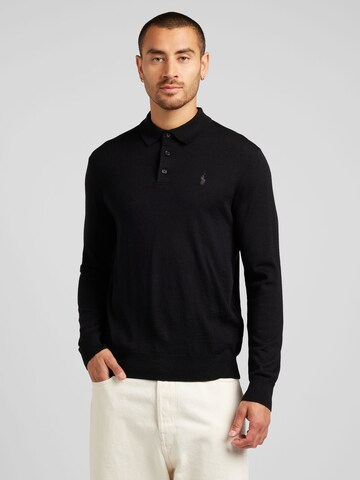 Polo Ralph Lauren Sweater in Black: front