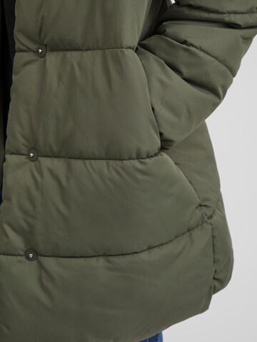 VILA Winter Coat 'Loui' in Green