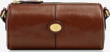 The Bridge Handbag in Brown: front