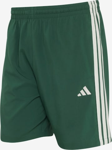 ADIDAS SPORTSWEAR Ohlapna forma Športne hlače 'Essentials Chelsea Lite' | zelena barva: sprednja stran