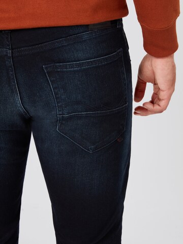 mėlyna JACK & JONES Prigludęs Džinsai 'JJIGlenn JJFox'