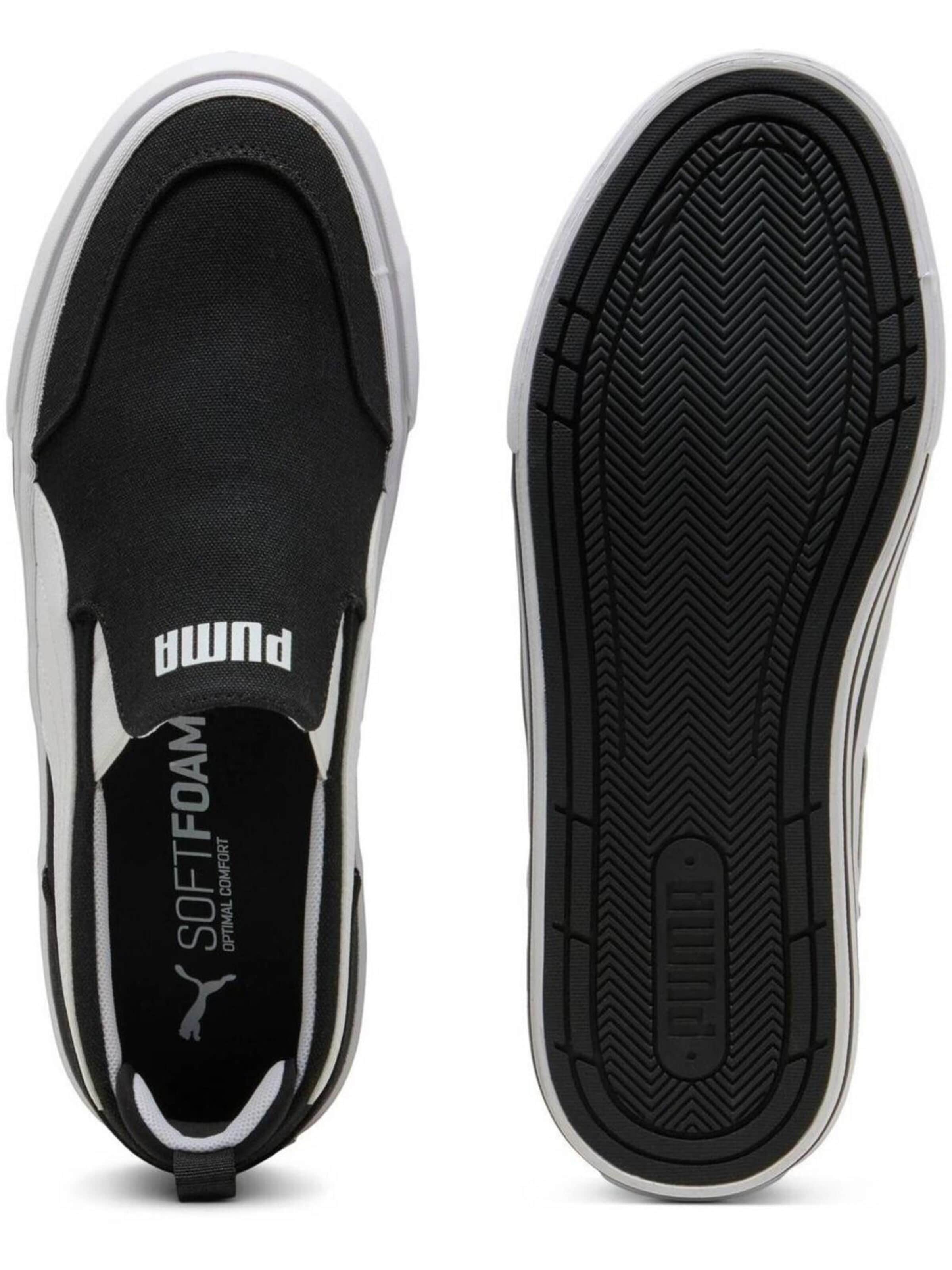 PUMA - Zapatillas sin cordones 'Court Classic' en negro