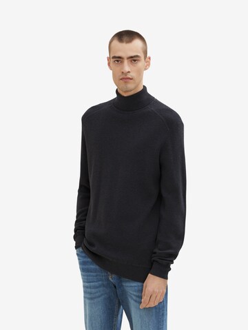 TOM TAILOR Sweater in Blue: front