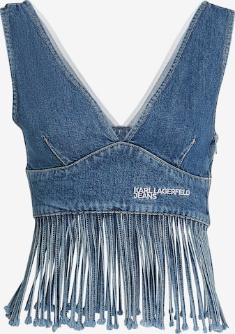 KARL LAGERFELD JEANSTop - plava boja: prednji dio