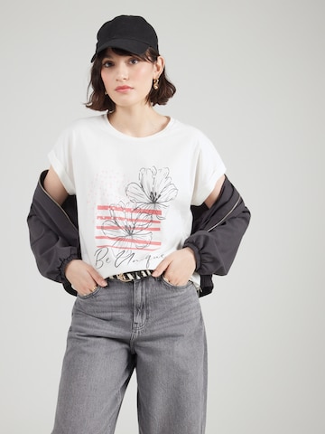 balts Soyaconcept T-Krekls 'SC-RINA': no priekšpuses