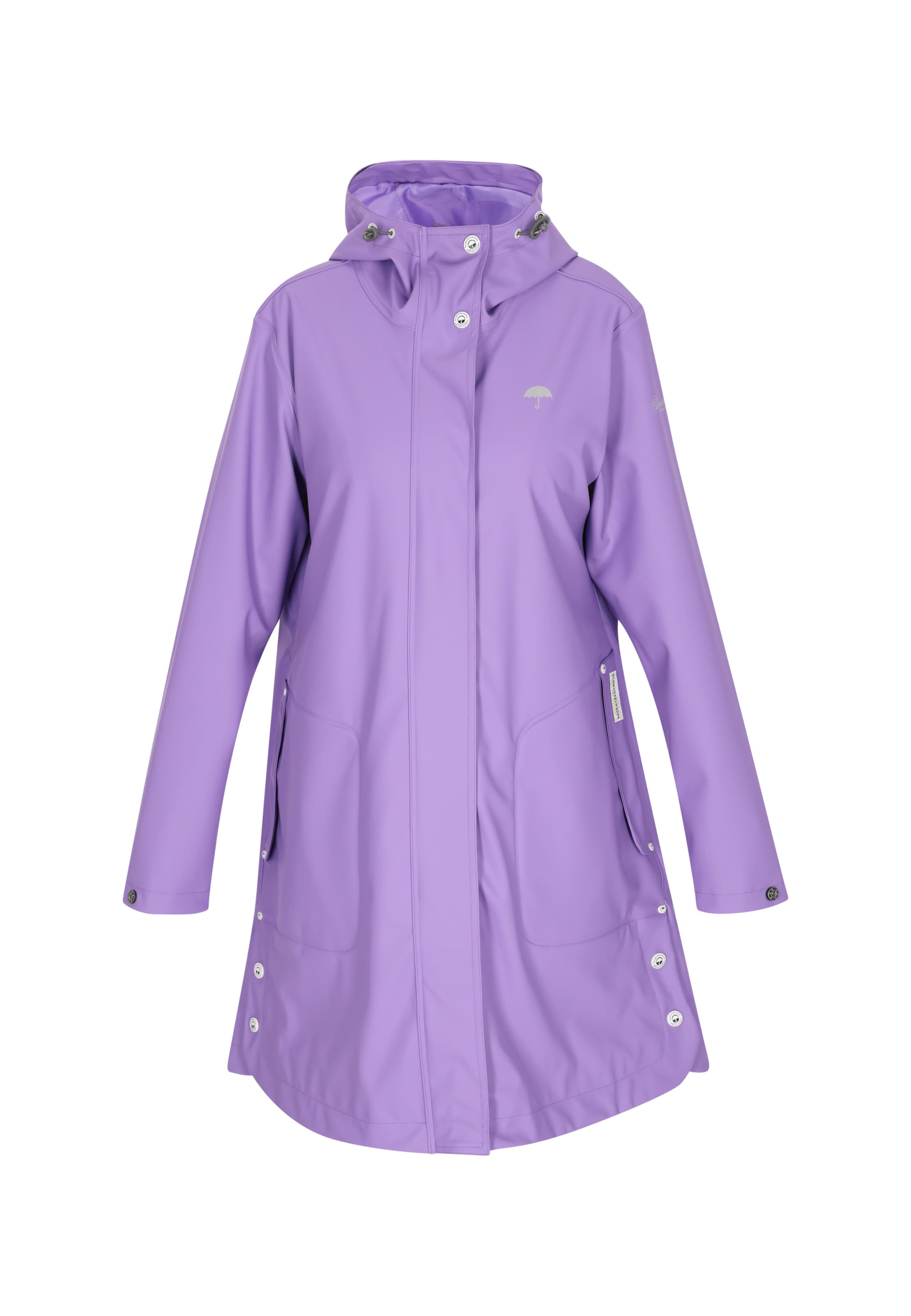 Schmuddelwedda - Abrigo funcional en lila: frente