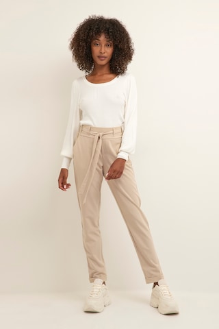 Kaffe Tapered Hose 'Jillian' in Beige