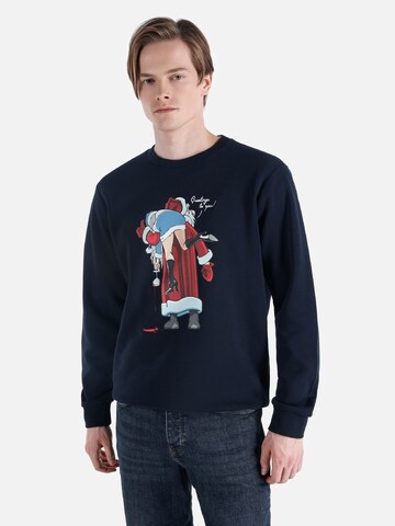 Colin's Sweatshirt in Blauw: voorkant