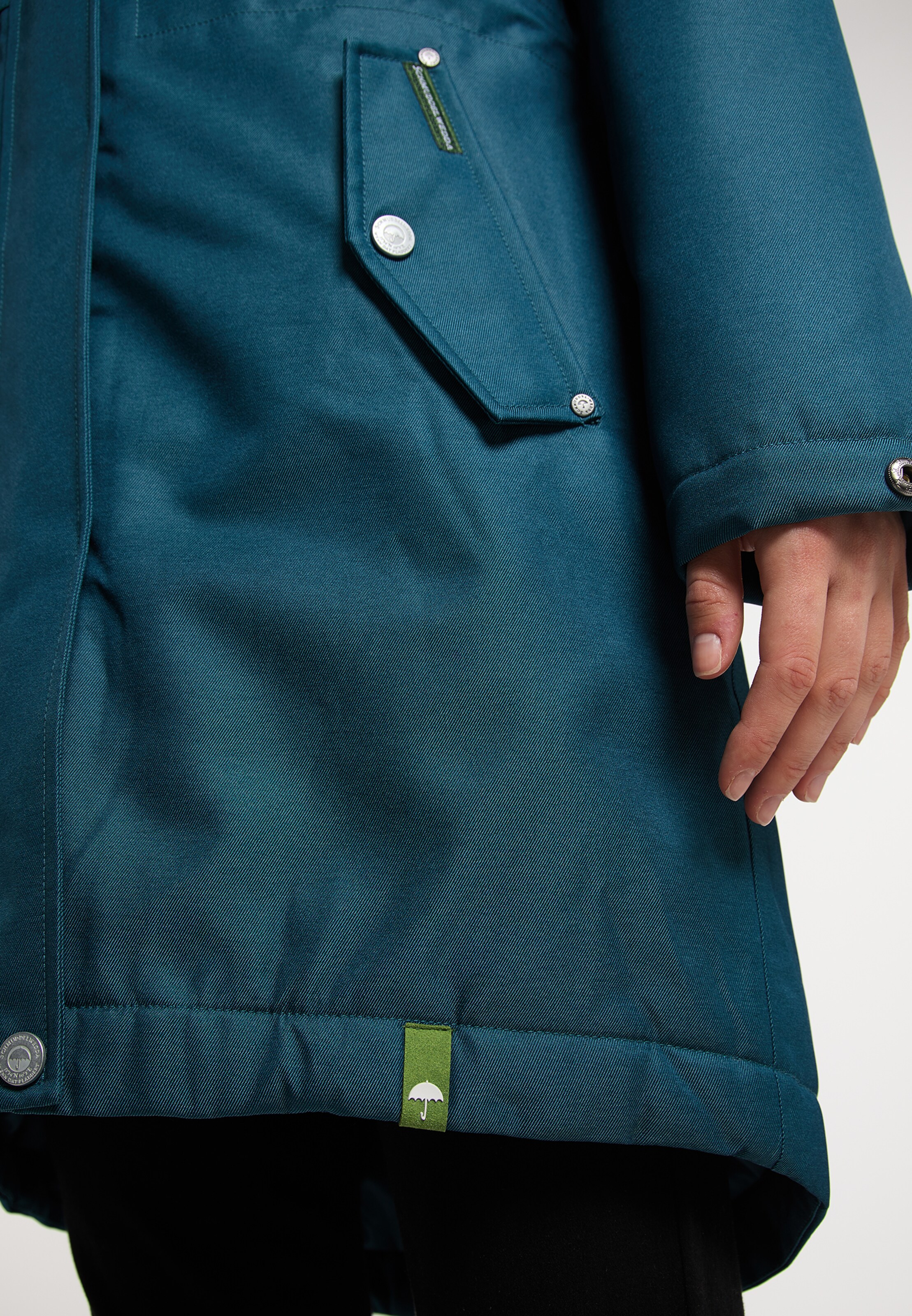 Plus durable Manteau fonctionnel Schmuddelwedda en Bleu 