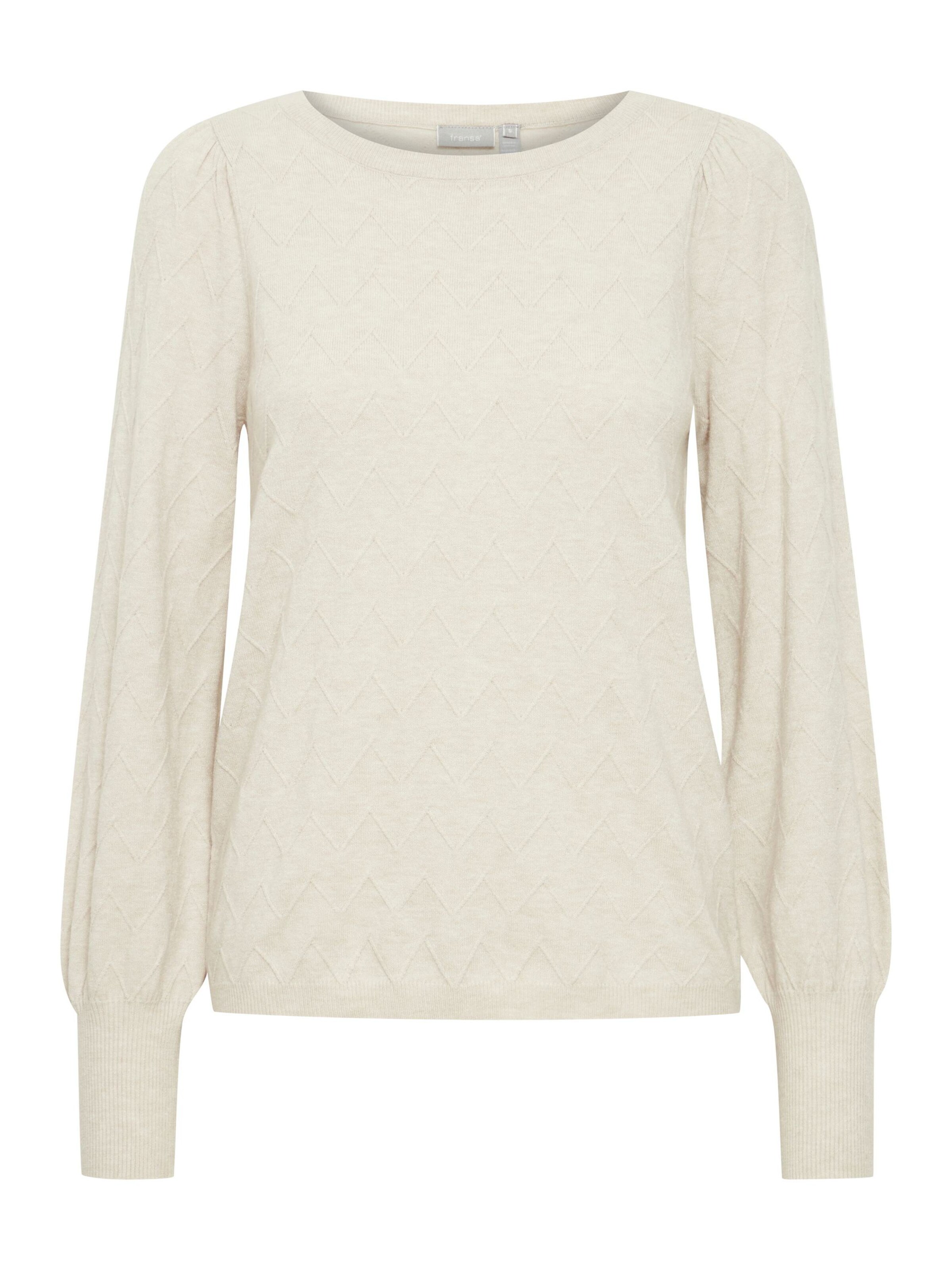 Fransa - Pullover 'Melani' em bege: frente