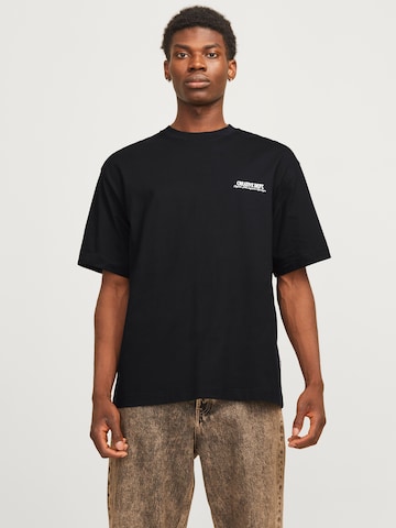 JACK & JONES Shirt 'JORRoxbury' in Black: front