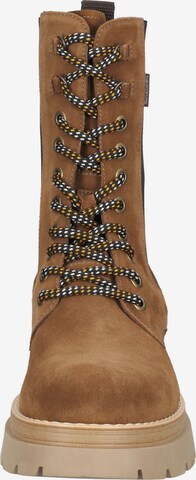 Nero Giardini Lace-Up Ankle Boots in Brown