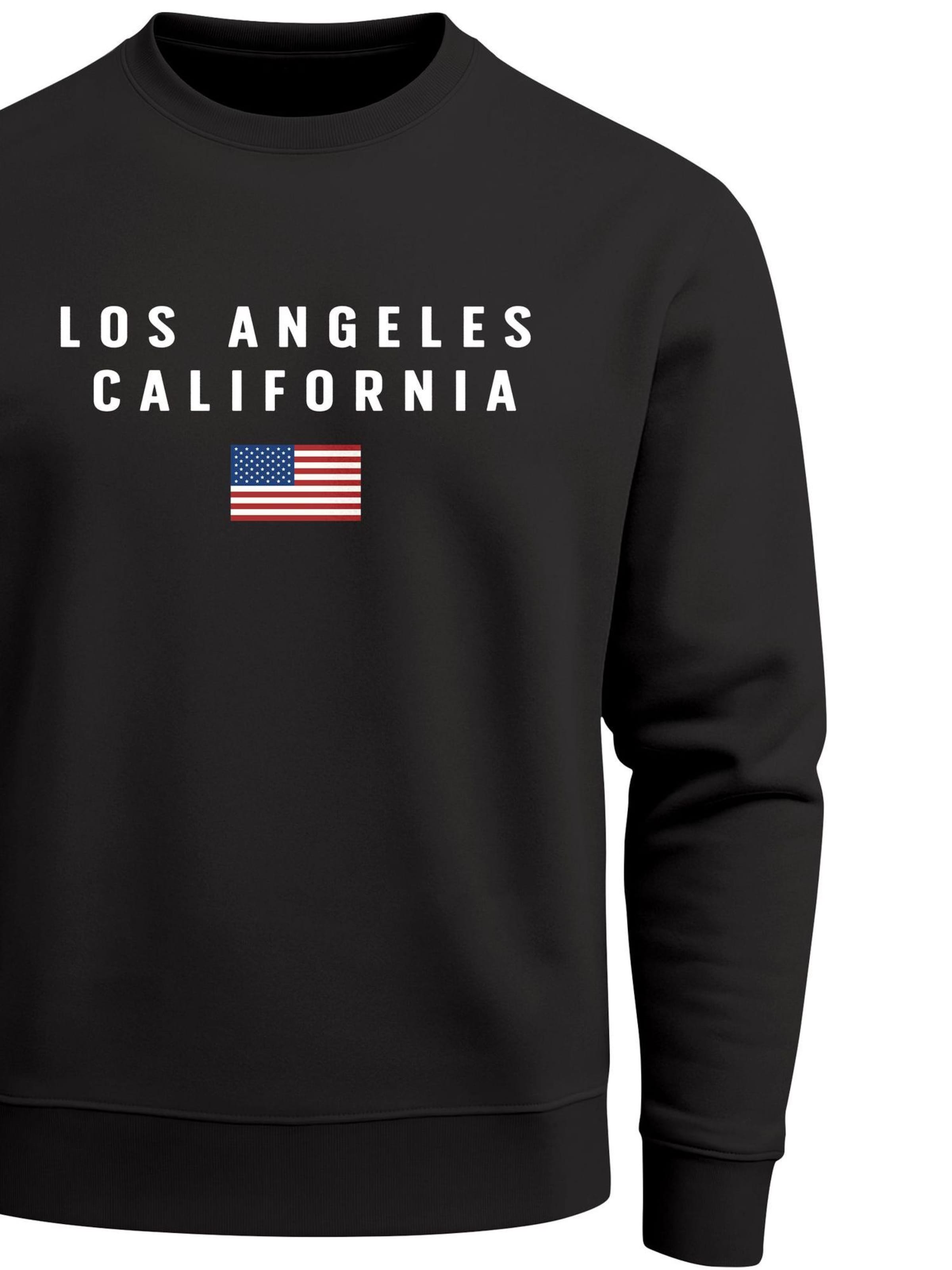 Neverless Sweatshirt 'California' in Black