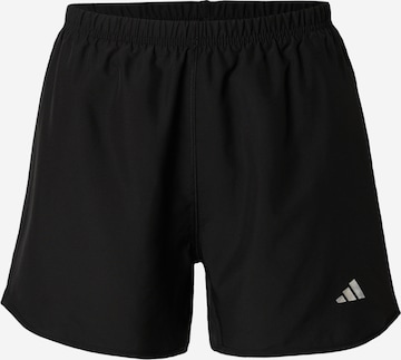 ADIDAS PERFORMANCE Regular Urheiluhousut 'Run it' värissä musta: etupuoli