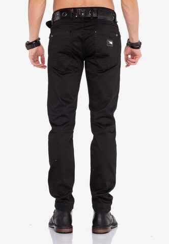 CIPO & BAXX Regular Jeans in Schwarz