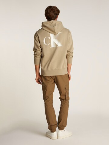 Felpa di Calvin Klein Jeans in marrone: frontale