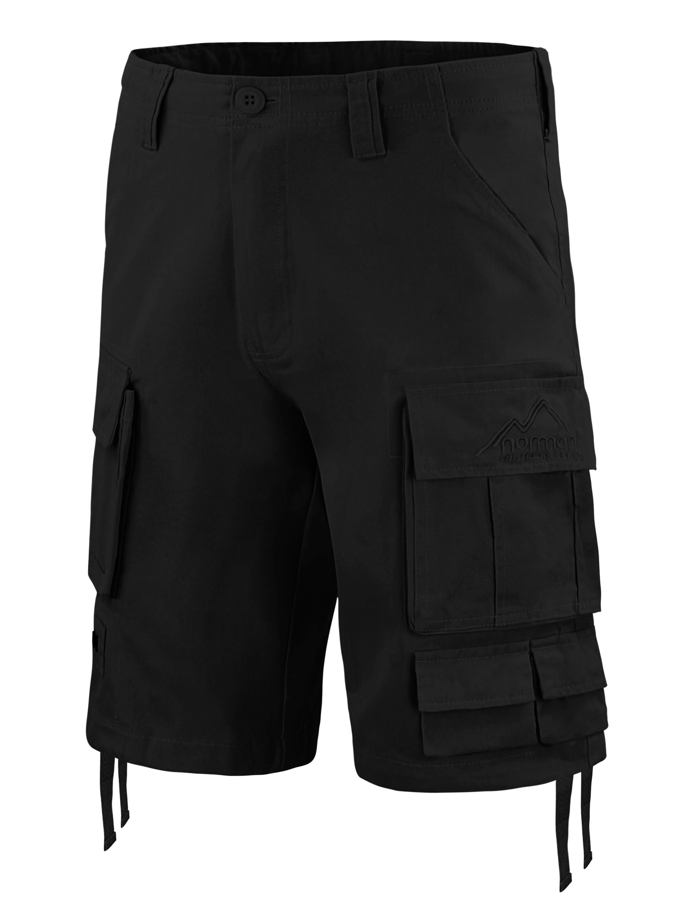 Regular Pantalon outdoor 'Atacama' normani en noir