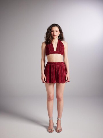 HOLLY LOLLY Loose fit Trousers in Red