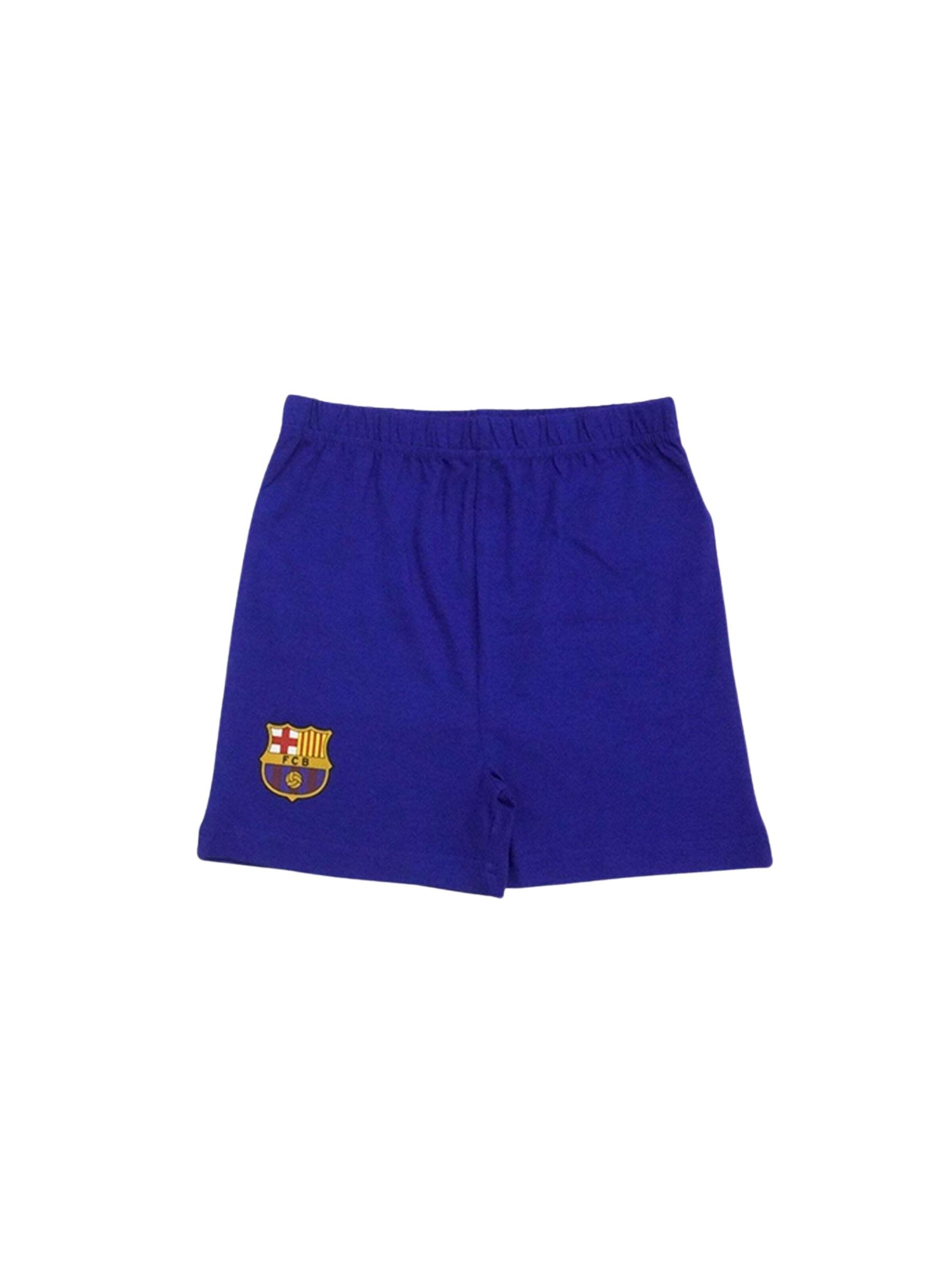 Pyjama 'Short Pajamas Single Jersey FC Barcelona' Cerdá en blanc