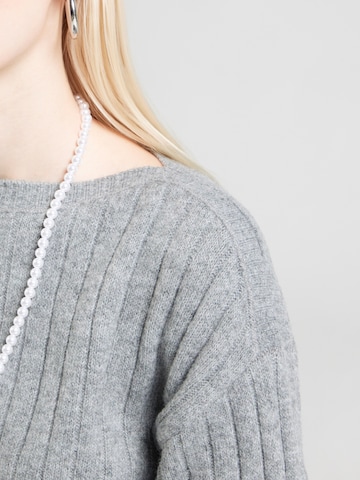 JDY Pullover 'JDYSUPER' in Grau