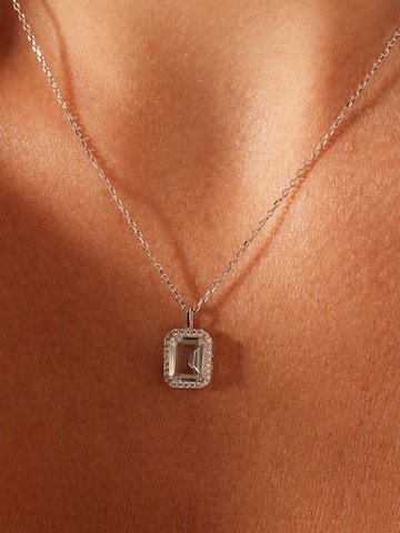 Lucardi Ketting in Zilver: voorkant