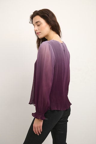 Cream Bluse i rød