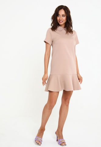 Awesome Apparel Dress in Beige