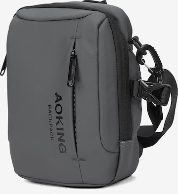 Aoking Shoulder bag in Grey: front