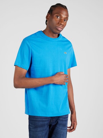 Lacoste Sport Regular Fit T-Shirt in Blau: Vorderseite
