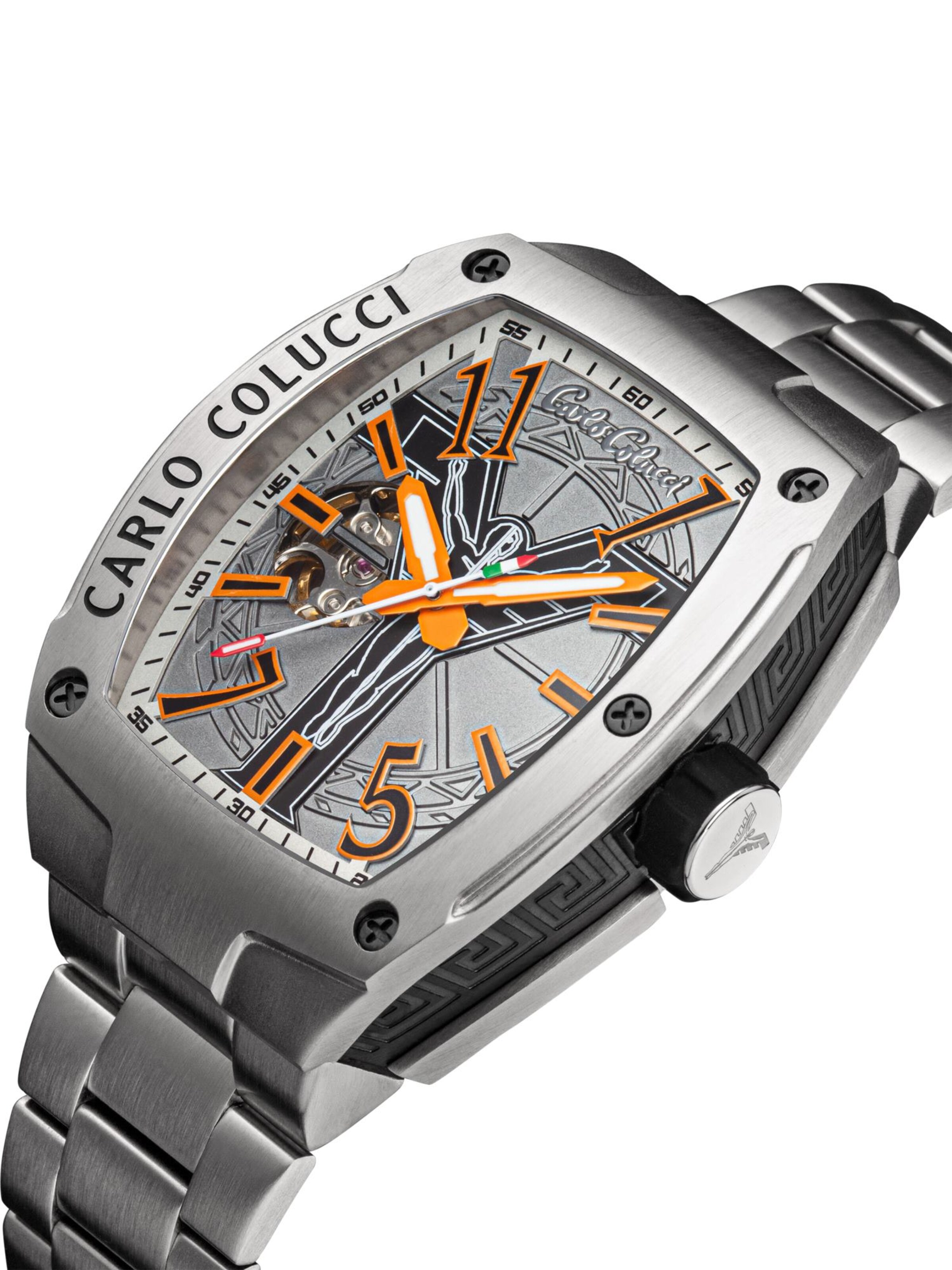 Montre à affichage analogique 'Dongilli' Carlo Colucci en argent