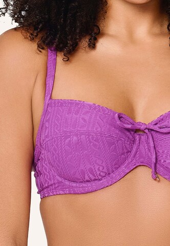 LingaDore Balconette Bikini top in Purple