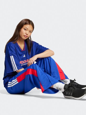 ADIDAS SPORTSWEAR Wide leg Παντελόνι φόρμας 'TIRO' σε μπλε