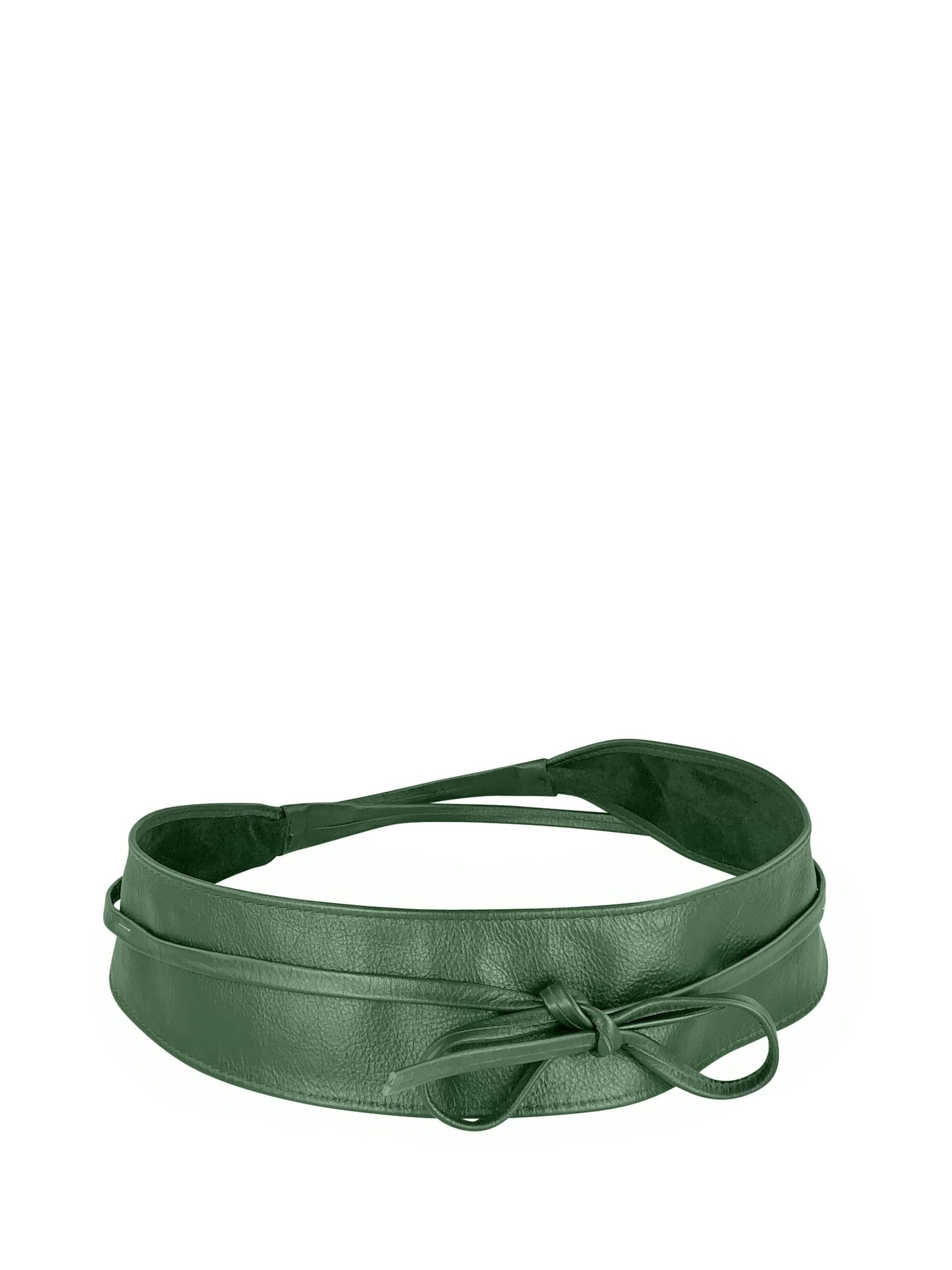 COLLEZIONE ALESSANDRO Belt 'Veggie' in Green: front