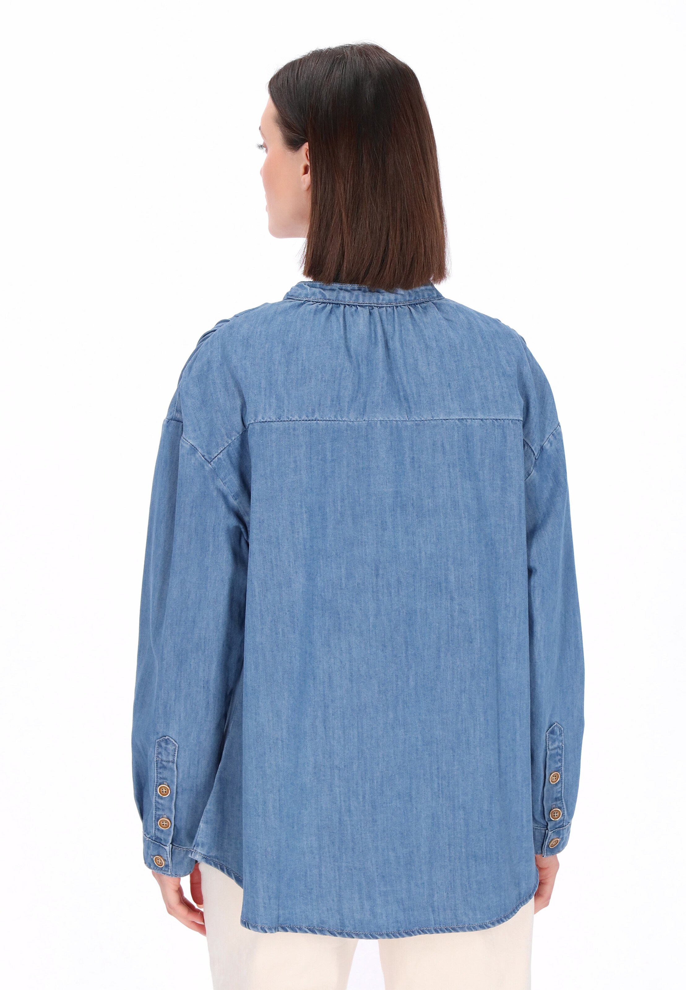 usha BLUE LABEL - Blusa em azul