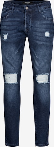 behype Slim fit Jeans 'SPIKE' in Blue: front