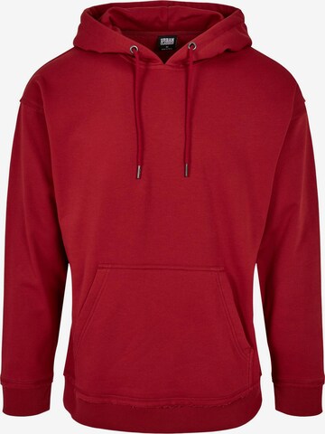 Sweat-shirt Urban Classics en rouge : devant