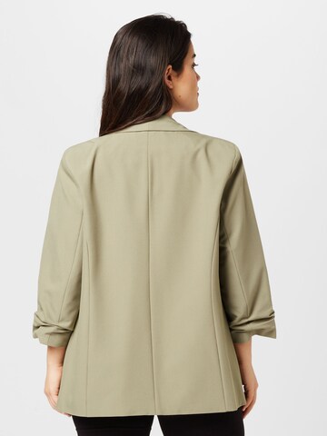 PIECES Curve Blazer 'PCBOSELLA' in Green