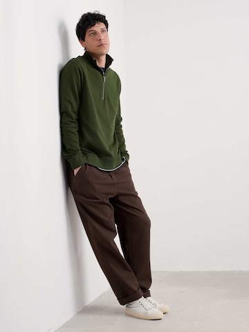 Seasalt Cornwall Sweatshirt 'Wood Moss' in Grün
