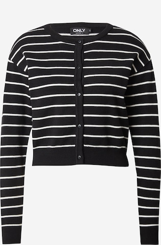 ONLY Strickjacke 'ONLBARIA' in Schwarz: Vorderseite