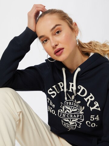 Superdry Sweatshirt 'Pride In Craft' in Blauw