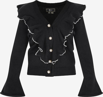 Cardigan faina en noir : devant